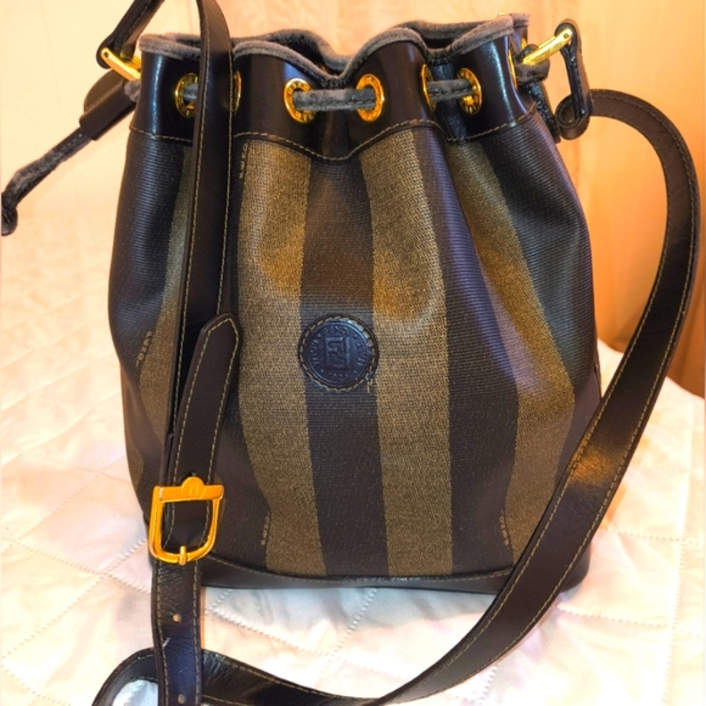 FENDI Pequin Bucket Bag